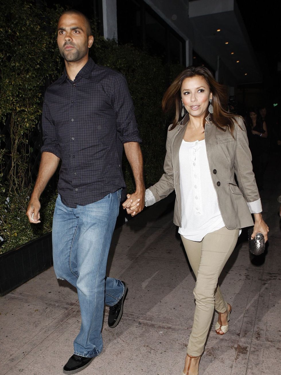 Eva Longoria and Tony Parker