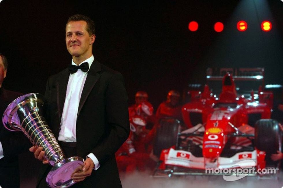 f1 2003 fia prize giving gala monaco 2003 formula one world champion michael schumacher a
