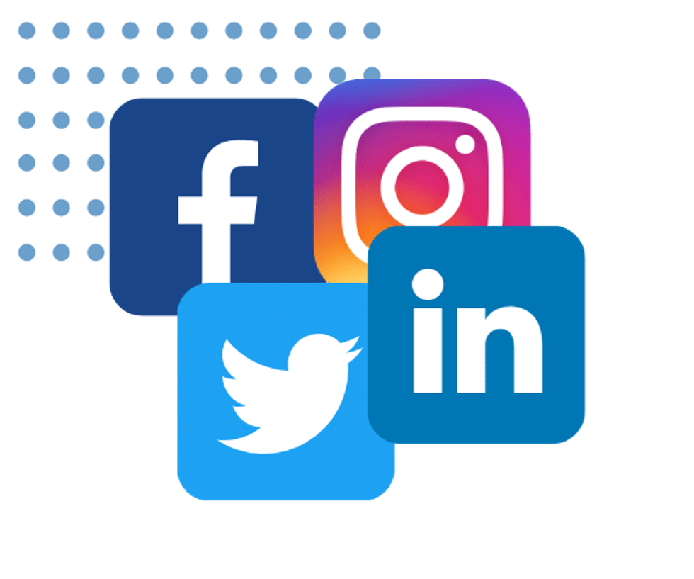 Facebook instagram linkedin twitter