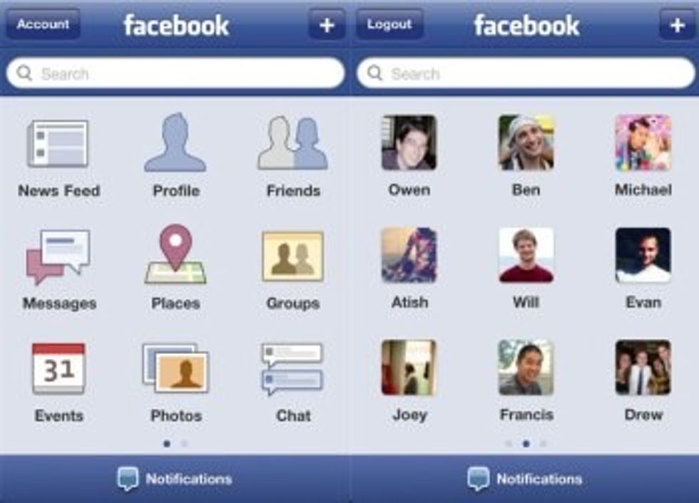 facebook iphone