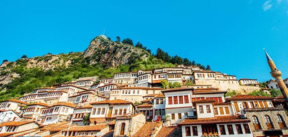 Fall season in Albania