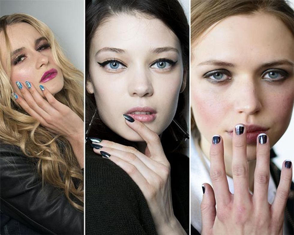 fall winter 2014 2015 nail polish trends trendy length and shape of nails