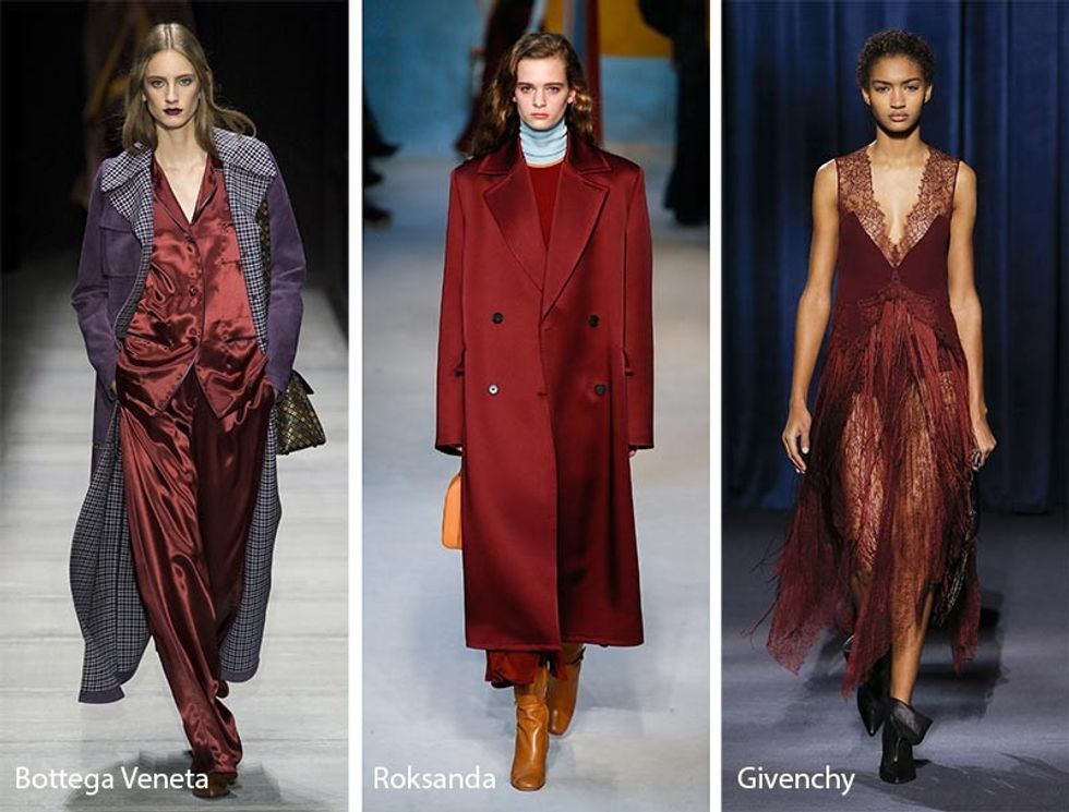 fall winter 2018 2019 color trends red pear wine