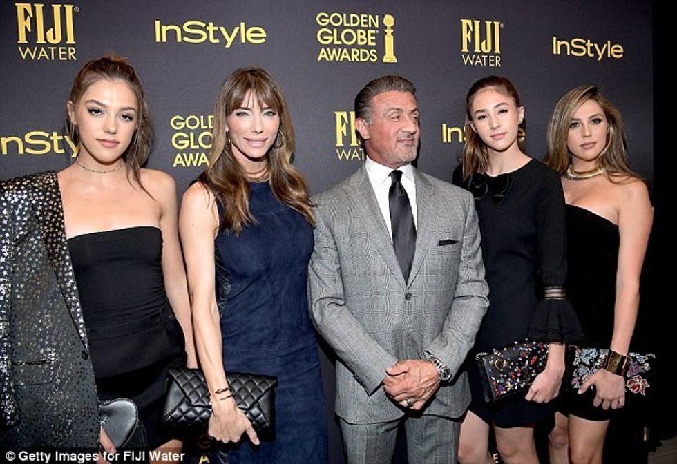 Familja e Sylvester Stallone.