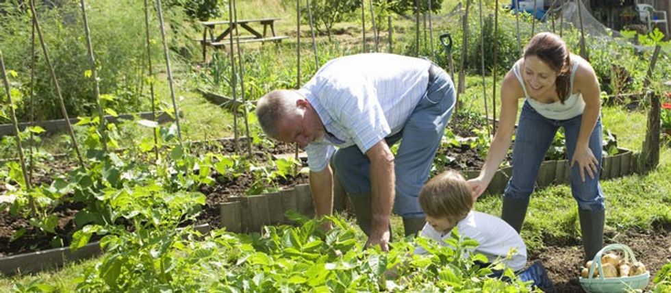 family gardening