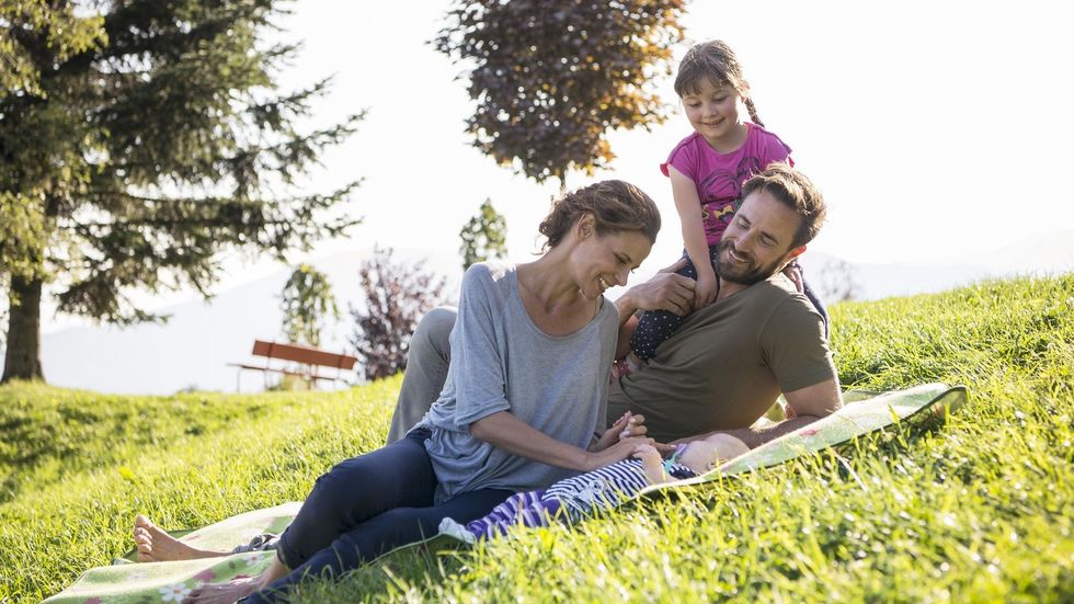 family walking holiday southtyrol