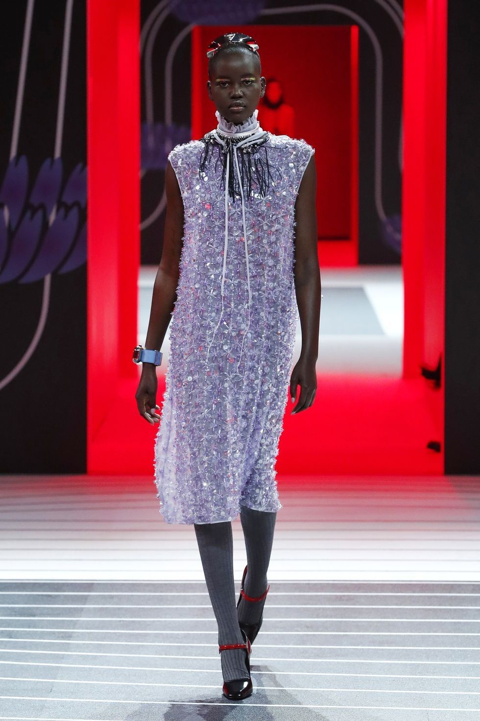 february 20 a model walks the runway during the prada news photo 1598285684