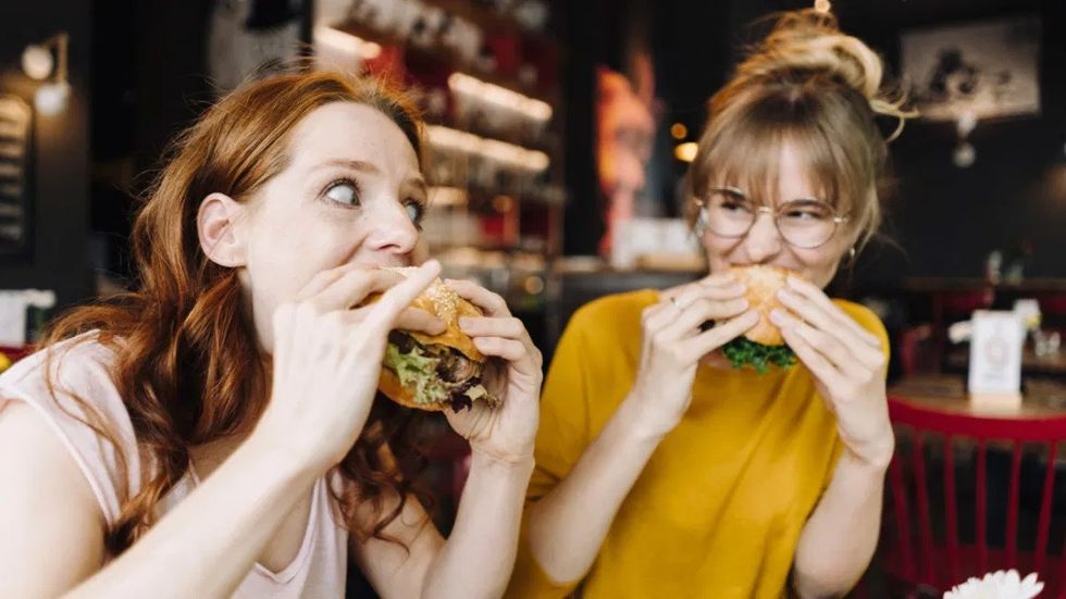 Female Friends Eating header 1