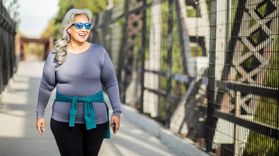 Female Walking Exercise header