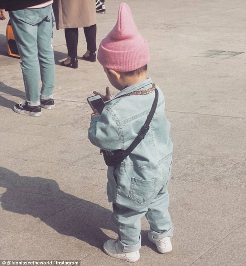 Fëmijët modern që morën shumë vëmendje në Javën e Modës në Seul foto 7