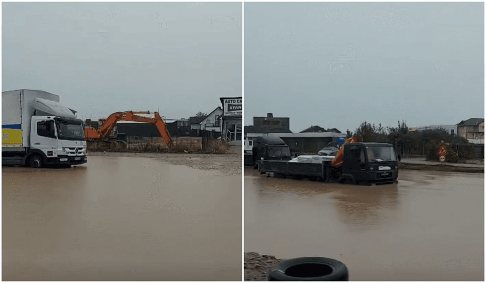 Vërshimet bllokojnë rrugën Ferizaj–Shkup Vërshimet bllokojnë rrugën Ferizaj–Shkup