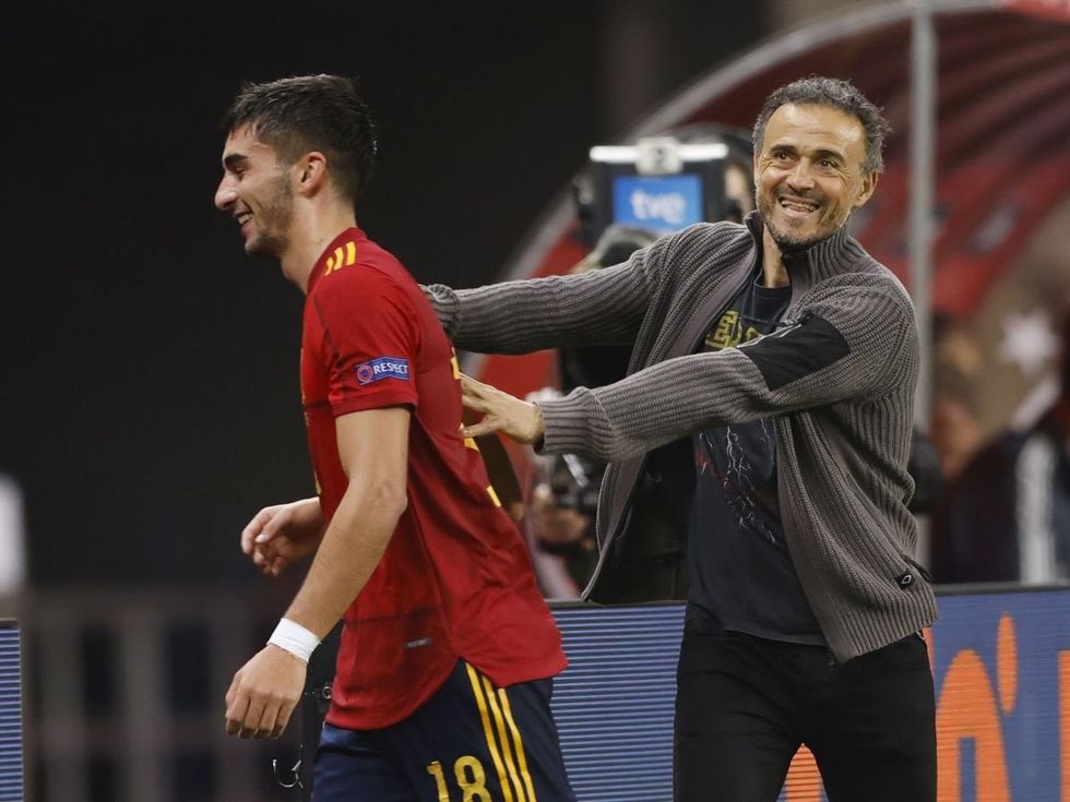 Ferran Torres Luis Enrique