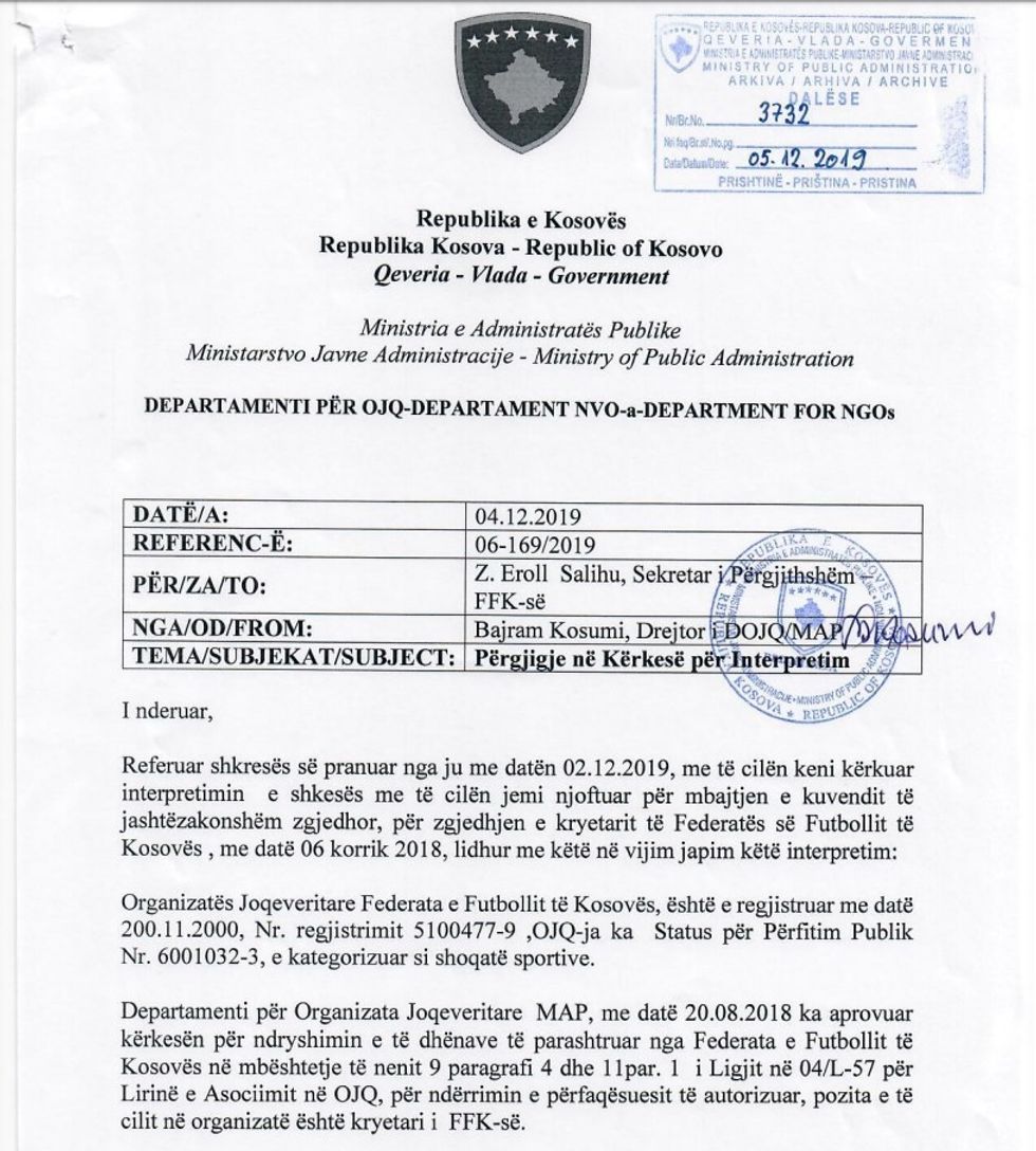 FFK ministria