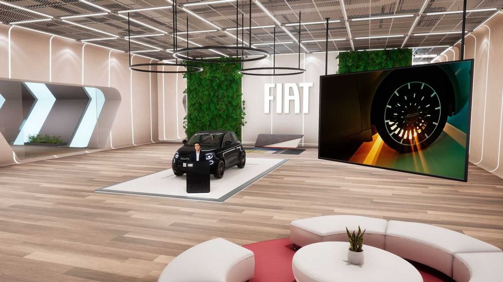 fiat metaverse store