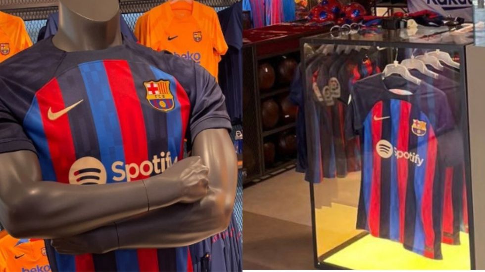 filtracion de como seria la nueva equipacion del barca para la 22 23 twitter gerardromero