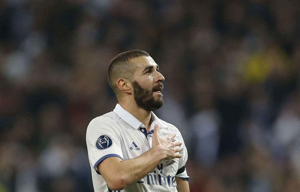 fit karim benzema fete but contre borussia dortmund 7 decembre 2016