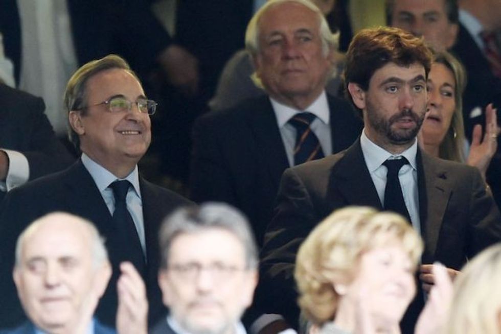 Florentino Perez and Andrea Agnelli 1