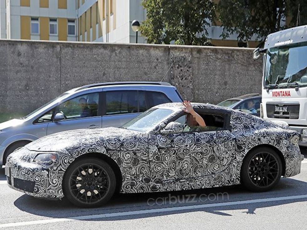 Fotografohet modeli Supra nga Toyota derisa ishte ne fazen e testimit foto 2