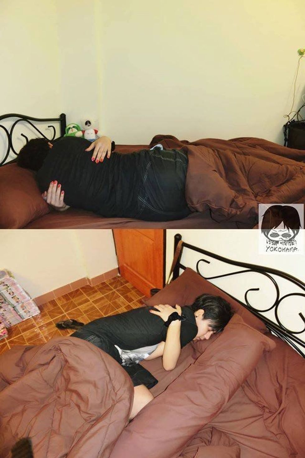 Fotografohet në atë mënyrë qe te duket sikur eshte ne momente intime me te dashuren foto 6