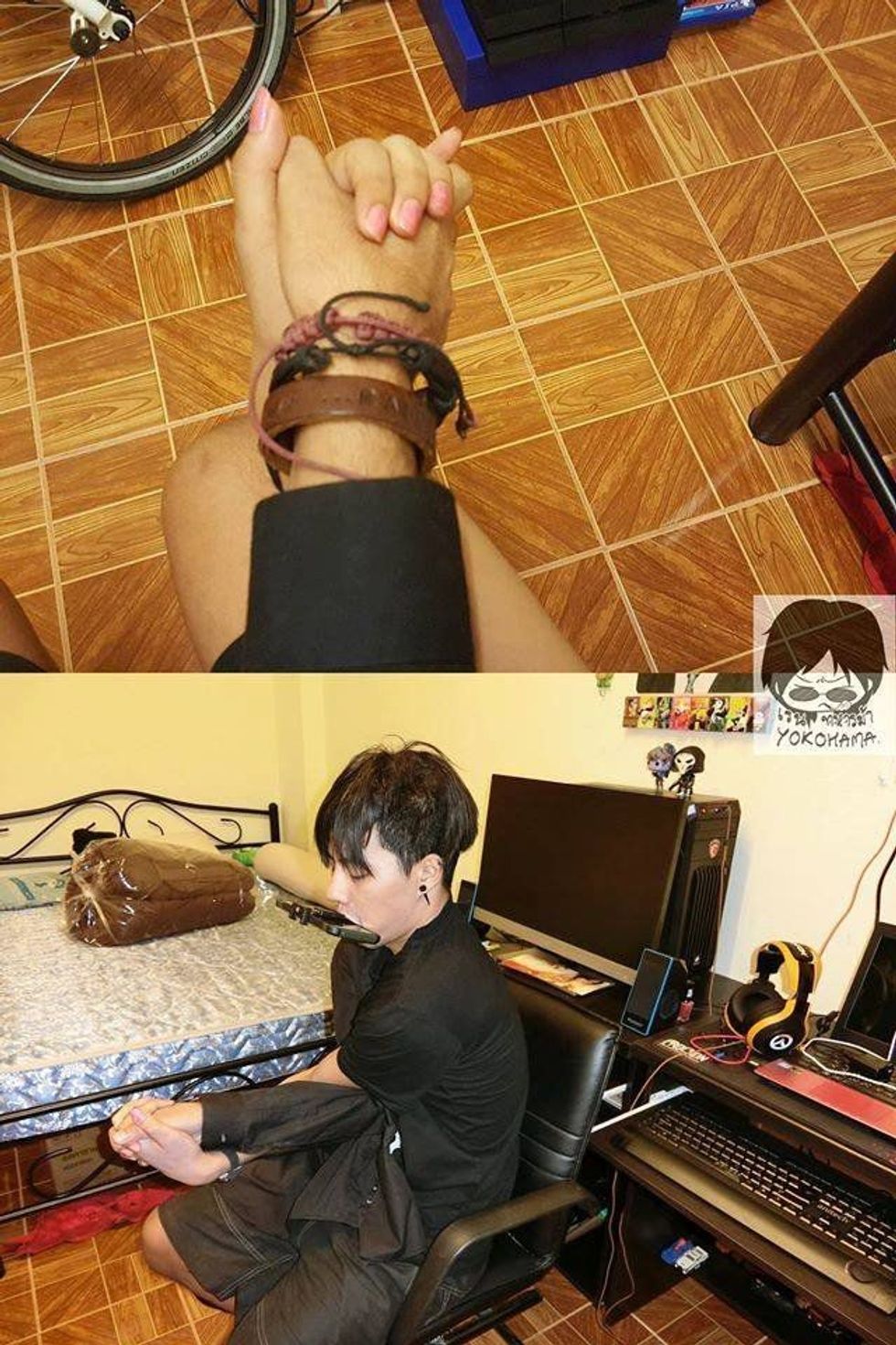 Fotografohet në atë mënyrë qe te duket sikur eshte ne momente intime me te dashuren foto 7