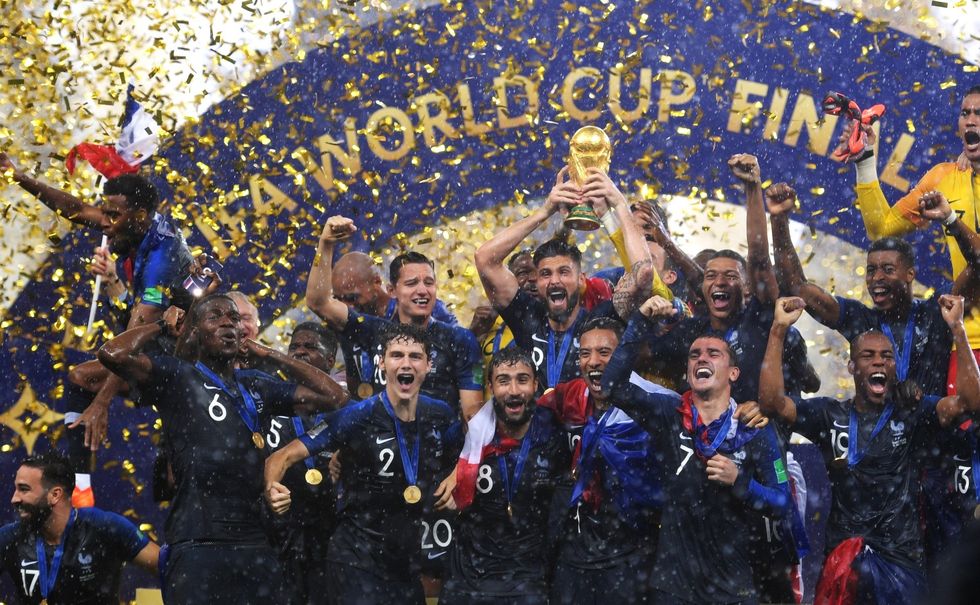 France champion of the Football World Cup Russia 2018 1