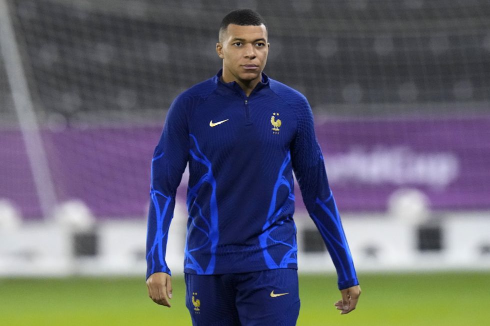 frances kylian mbappe walks pitch 783504963