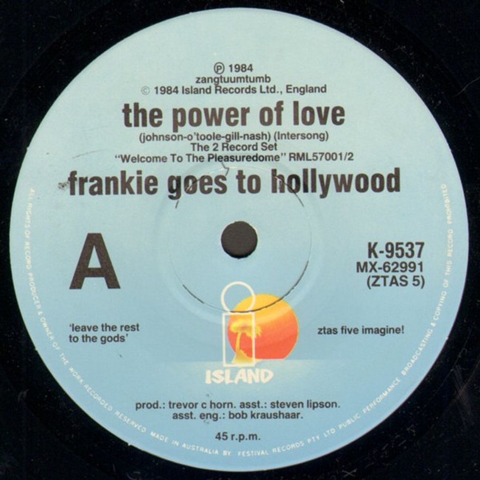 Frankie Goes To Hollywood - The Power Of Love (1984, Original Blue ...