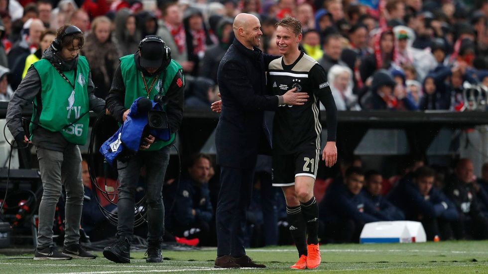 Frenkie de Jong Erik ten Hag Ajax F365