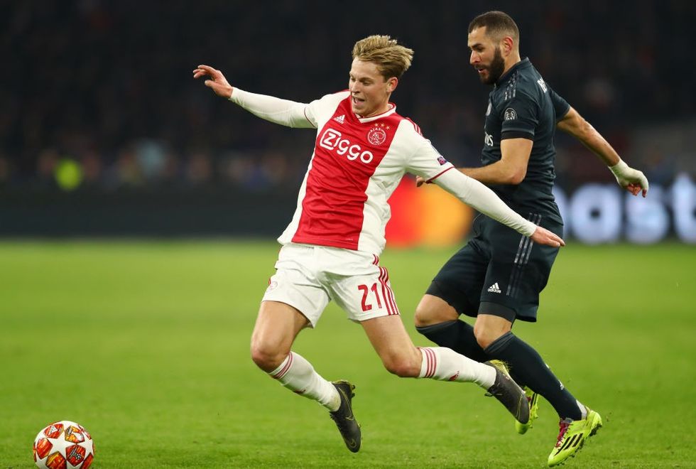 Frenkie de Jong Karim Benzema