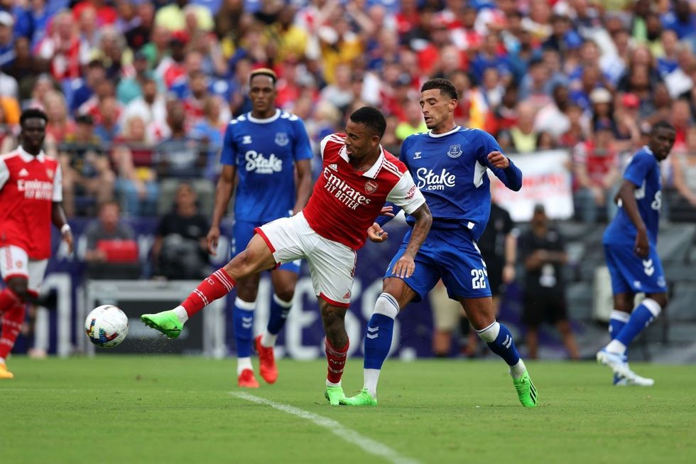 Gabriel Jesus Cetak Gol Arsenal Bungkam Everton 2 0 4