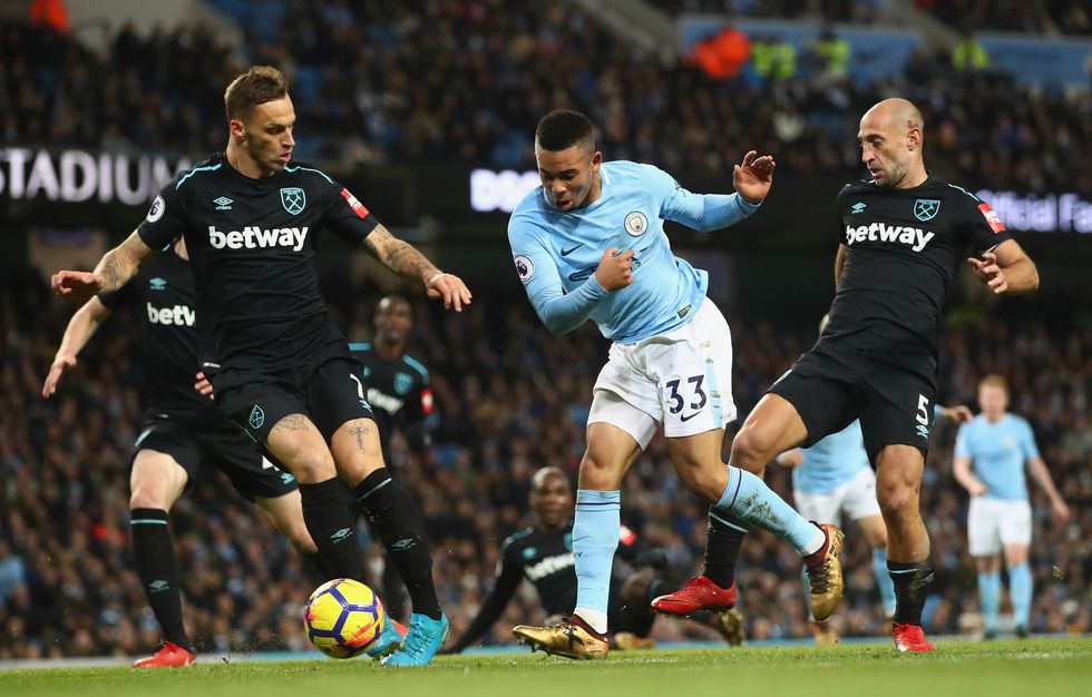 Gabriel Jesus vs West Ham