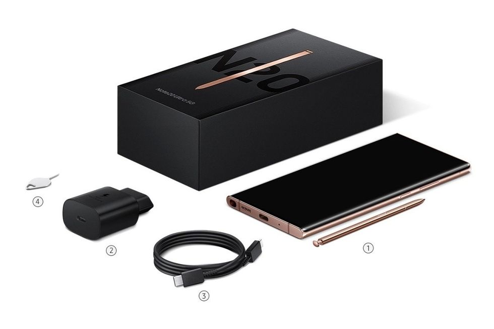 Galaxy Note 20 Ultra US box