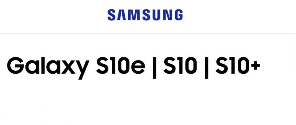 Galaxy S10 names
