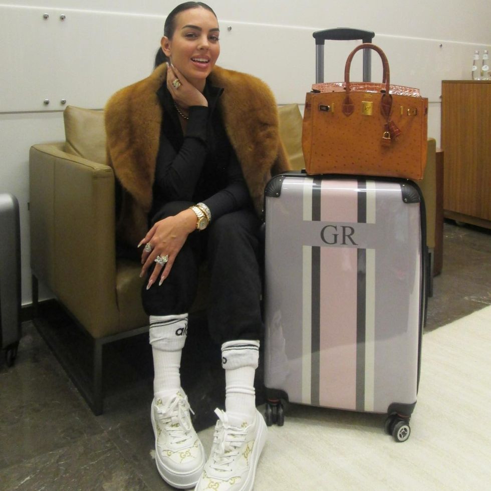 georgina rodriguez poses adoringly cristiano 858991452