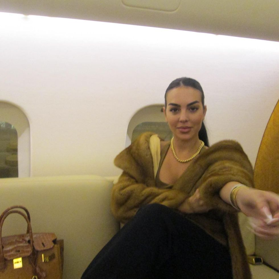 georgina rodriguez poses adoringly cristiano 858991486