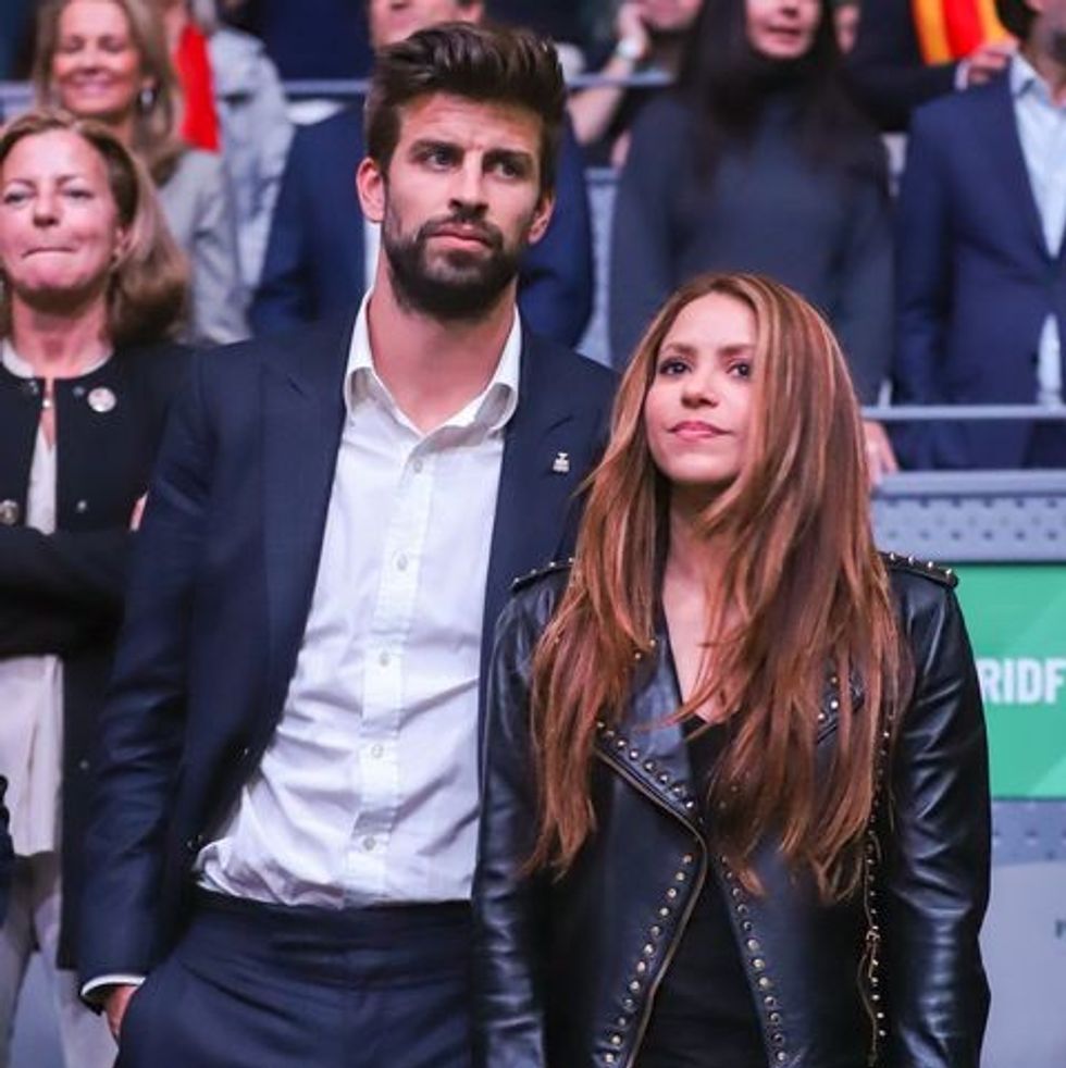 gerard pique and shakira attend davis cup final at caja news photo 1580502952