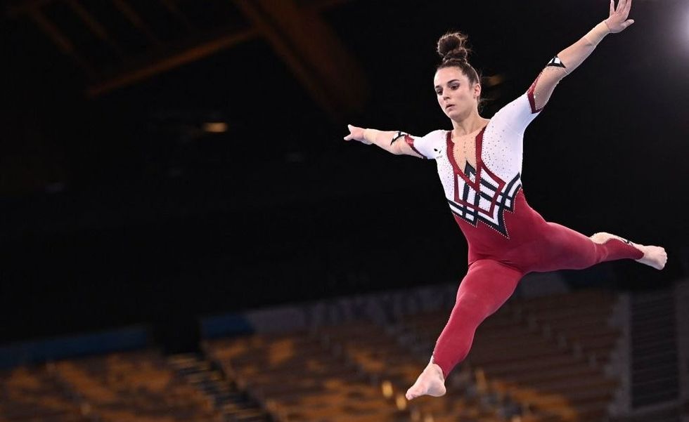 german gymnasts full unitard