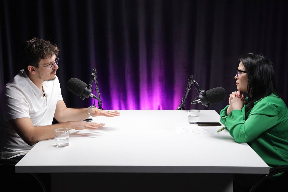 Getoar Hoxha stomatolog interviste podcast foto Ridvan Slivova 8