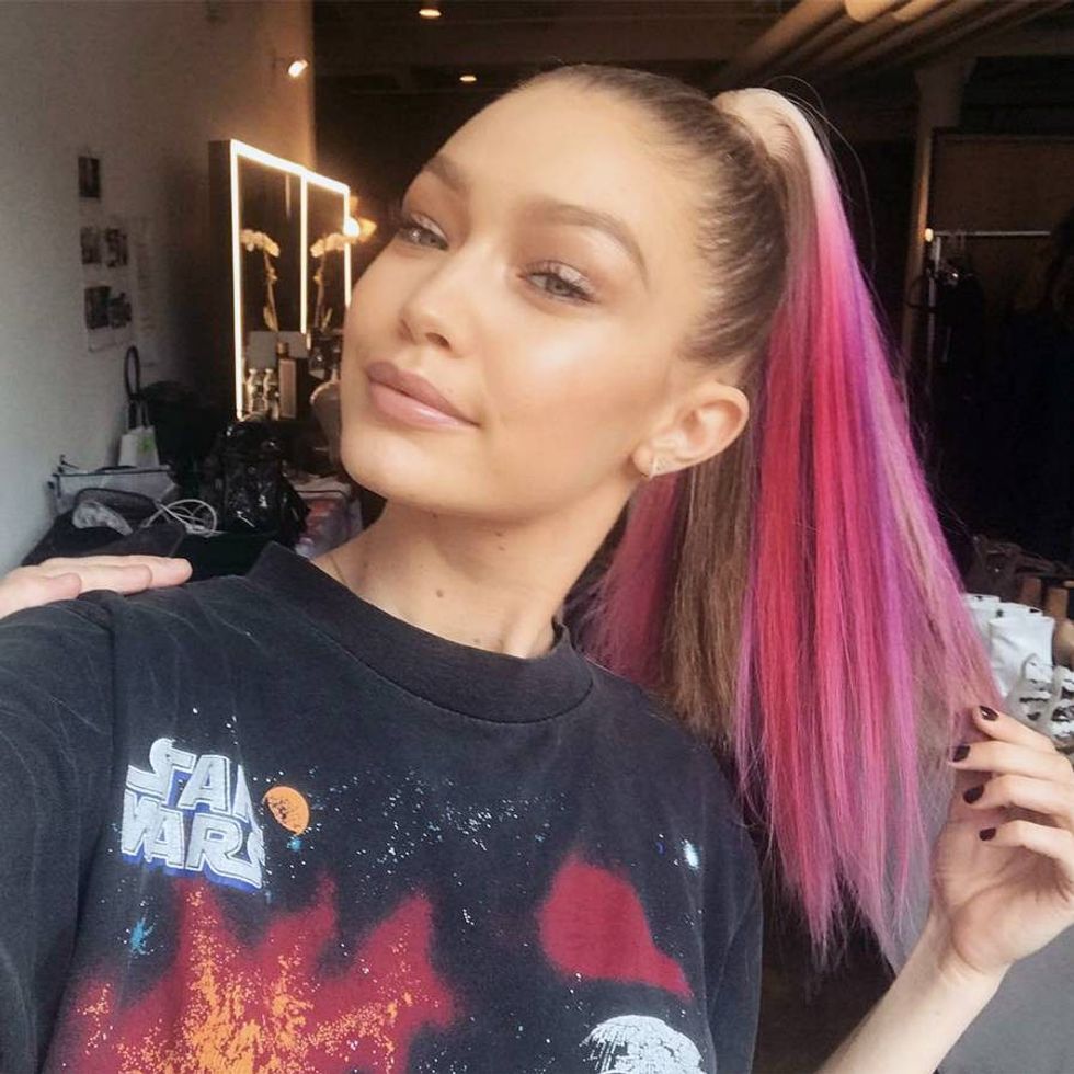 gigi rainbow hair glamour 31jul17 instagram sq