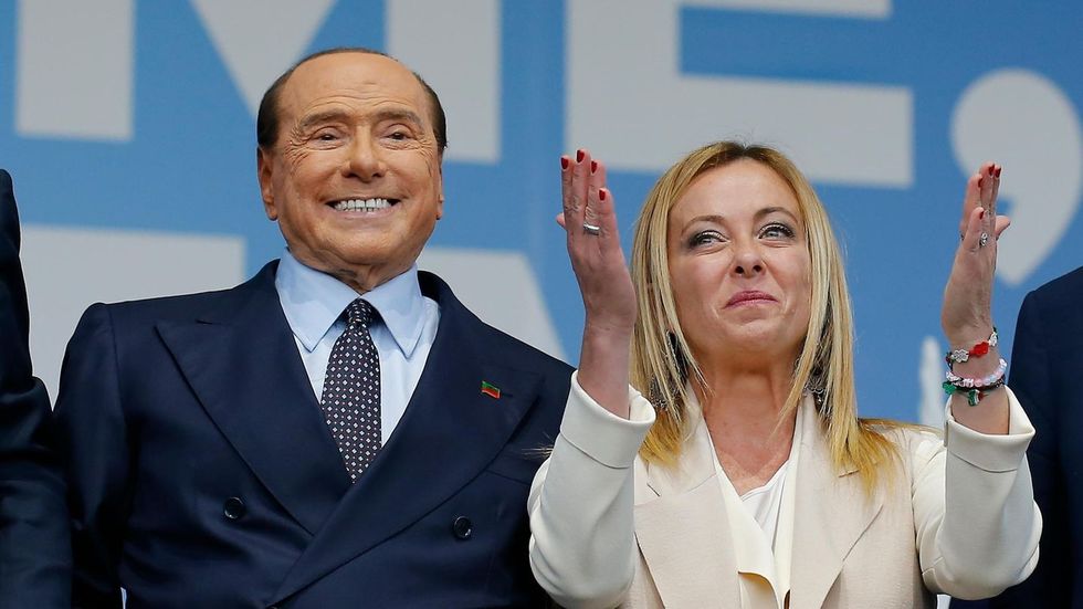 giorgia meloni und berlusconi