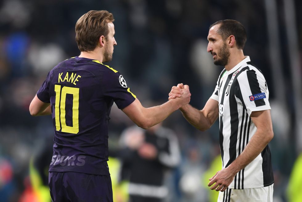 Giorgio Chiellini Harry Kane 1