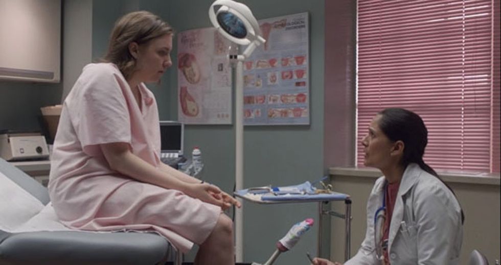 girls season 1 2 vagina panic hannah lena dunham doctor office