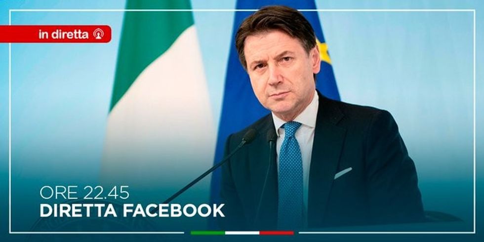 Giuseppe Conte FB Live