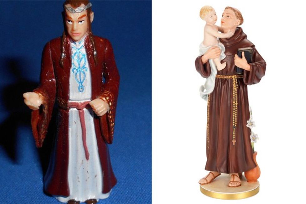 Gjyshja iu lut aksidentalisht lodrës duke menduar se eshte figura e nje te shenjti foto 3