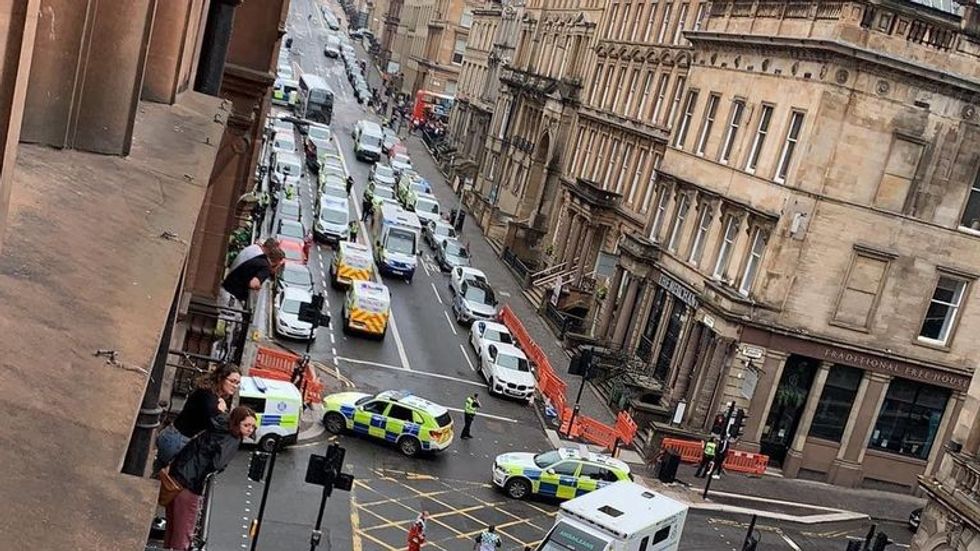 Glasgow streets have been sealed off