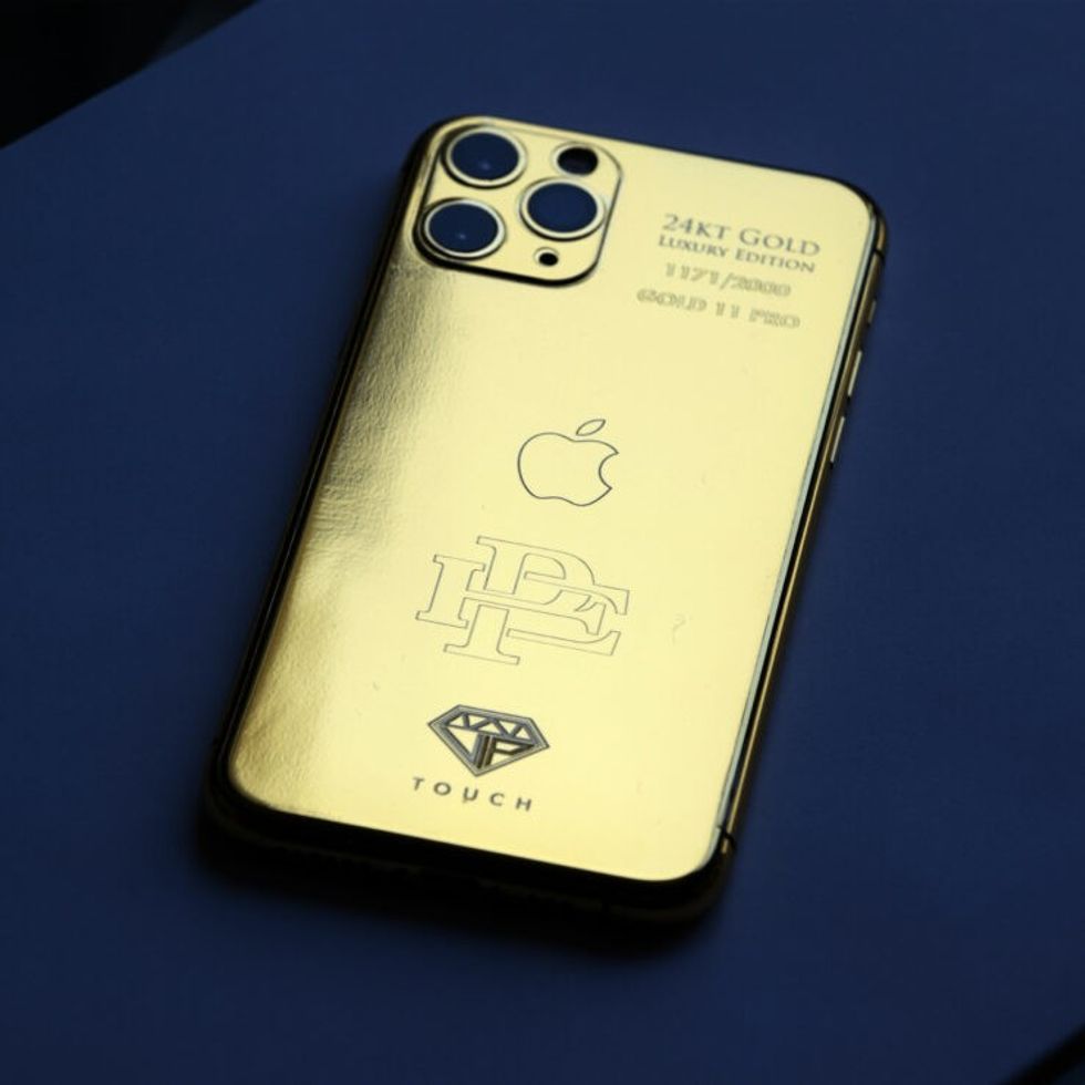 Gold plated iPhone 11 Pro 2 1