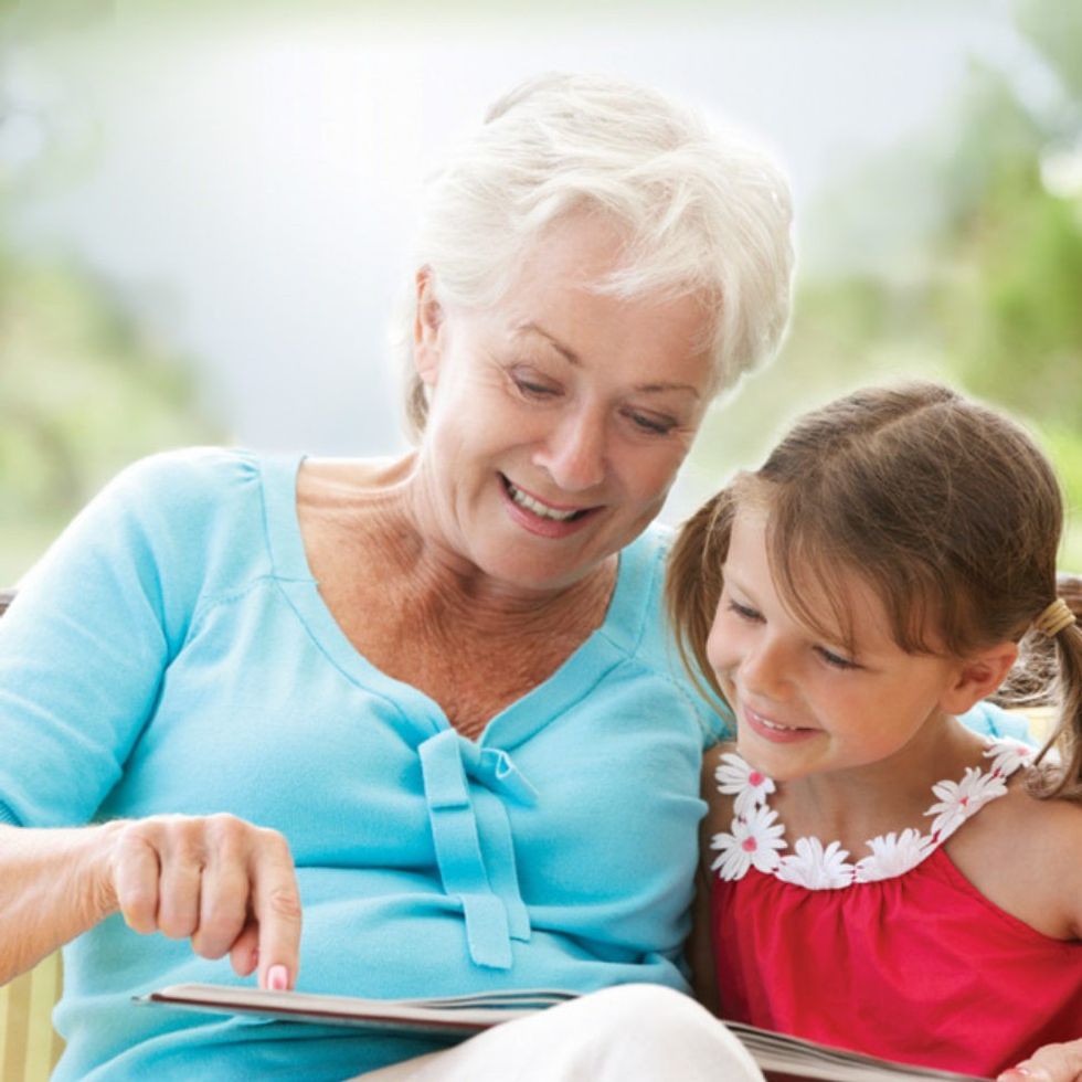 Grandma child reading 1