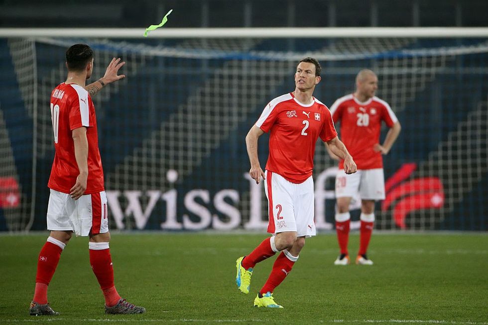 Granit Xhaka Stephan Lichtsteiner