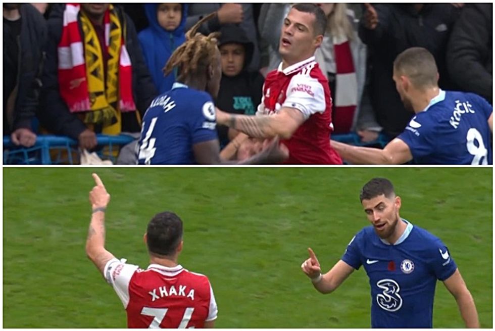 granit xhaka vs Chelsea