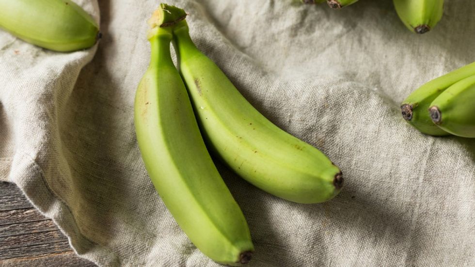 Green bananas